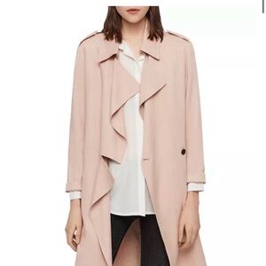 All Saints Soft Pink Trench Coat